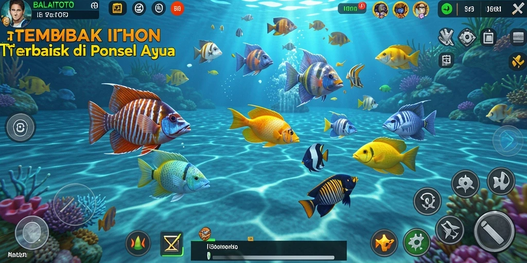 Screenshot gameplay BALAITOTO yang menunjukkan aksi Tembak Ikan seru.