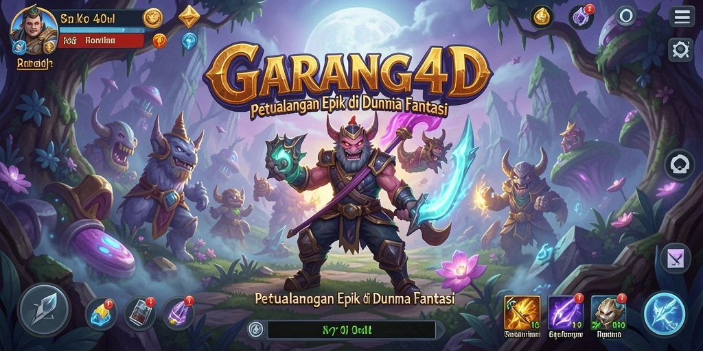Tampilan gameplay GARANG4D yang memukau dalam petualangan.