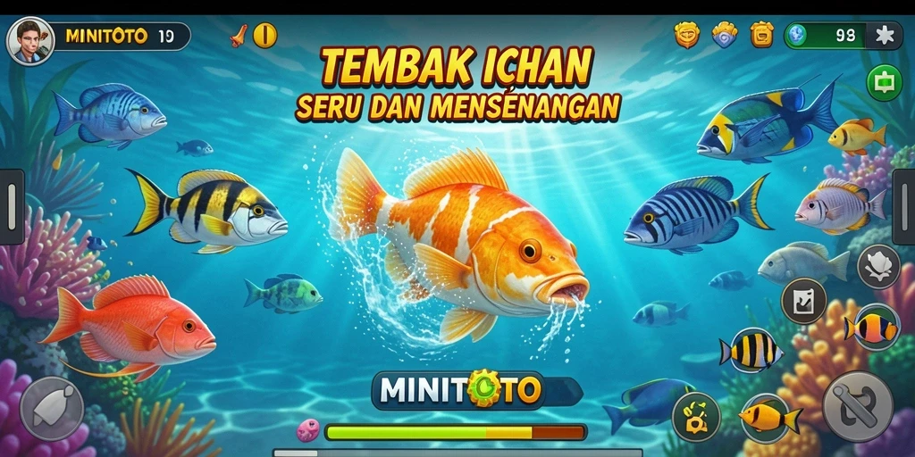 Tampilan gameplay MINITOTO yang penuh warna dan seru.