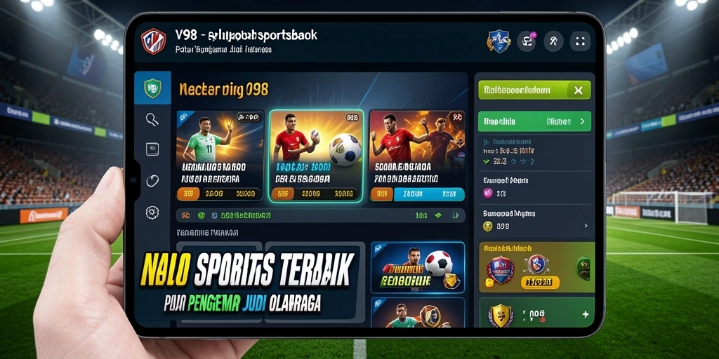 Tampilan gameplay menarik dari aplikasi sportsbook V98.